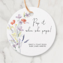 Flores silvestres boho Pop quando ela estoura chá