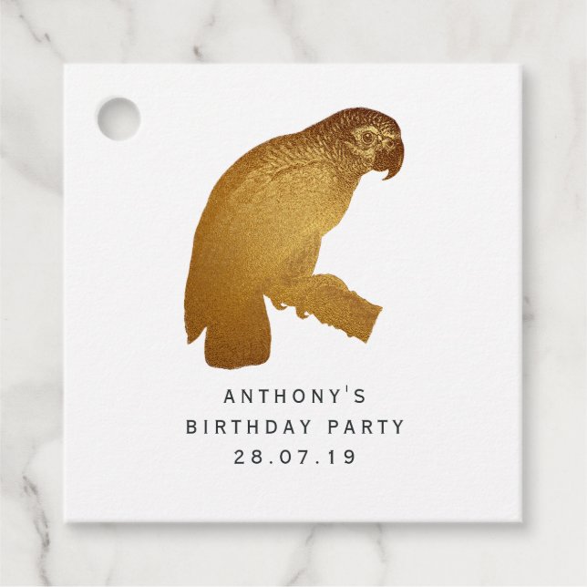 Etiquetas Para Lembrancinhas Floresta Exótica (Frente)