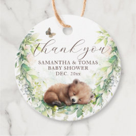 Etiquetas Para Lembrancinhas Floresta Florestal Chá de Bebê Verde