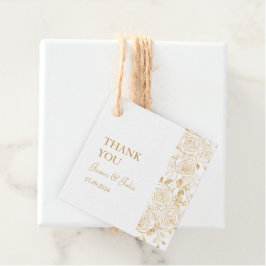 Etiquetas Para Lembrancinhas FLORIDAS Douradas