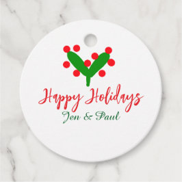 Etiquetas Para Lembrancinhas Folha verde casal verde