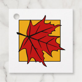 Etiquetas Para Lembrancinhas Folhas do Autumn Maple