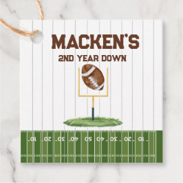 Etiquetas Para Lembrancinhas Football second year down boy birthday