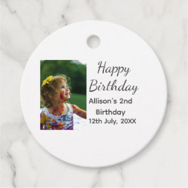 Etiquetas Para Lembrancinhas Foto: Apelido clássico moderno data feliz aniversá