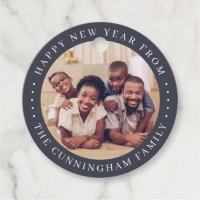 Foto da Família Chic Simples Moderna do feliz ano 