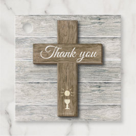 Etiquetas Para Lembrancinhas Foto da Santa Comunhão de Madeiras Rustic Cross