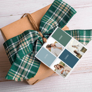 Etiquetas Para Lembrancinhas Foto de Colagem da Família Moderna   Love Live Her