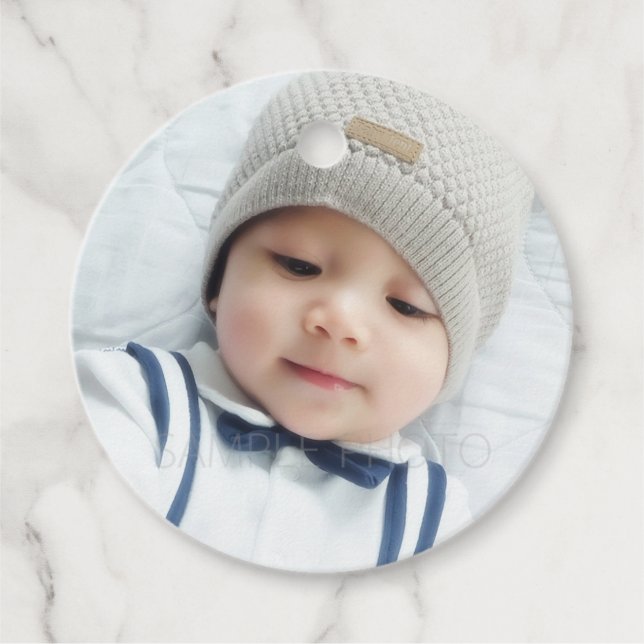 Etiquetas Para Lembrancinhas Foto Personalizada (Frente)