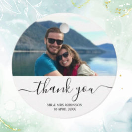 Etiquetas Para Lembrancinhas Foto Personalizada Moderna Relaxa Marcas de Favor 