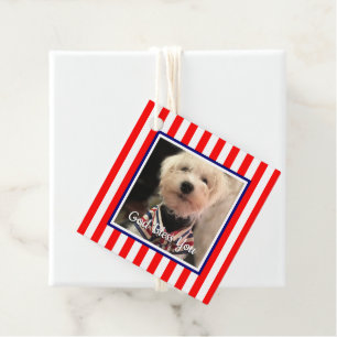 Etiquetas Para Lembrancinhas Foto personalizada Quadro EUA Bandeira Americana D