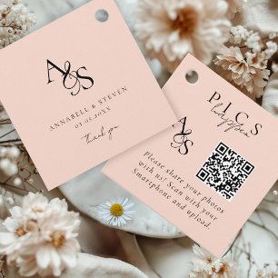 Etiquetas Para Lembrancinhas Fotos acontecem! Foto, Código QR, Casamento