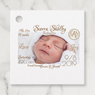 Etiquetas Para Lembrancinhas Fotos Personalizadas de Festa Bebê, Casamento, For