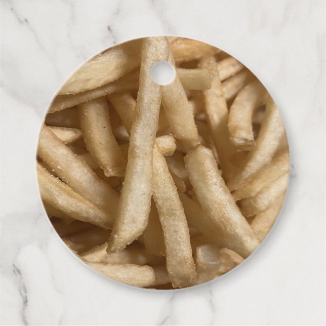 Etiquetas Para Lembrancinhas Fries franceses (Frente)