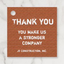 Etiquetas Para Lembrancinhas Funcionário Obrigado Obrigados de negócios do Red 