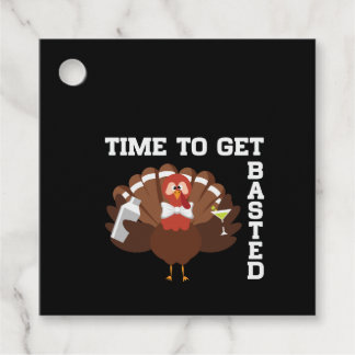 Etiquetas Para Lembrancinhas Funny Turkey Time To Get Basted Thanksgiving