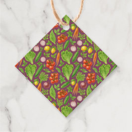 Etiquetas Para Lembrancinhas Garden-Fresh Devine Plum