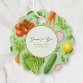 Etiquetas Para Lembrancinhas Garden — Fresh Vegetable