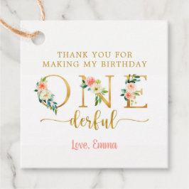 Etiquetas Para Lembrancinhas Garota Maravilhosa Primeiro Aniversário Obrigado