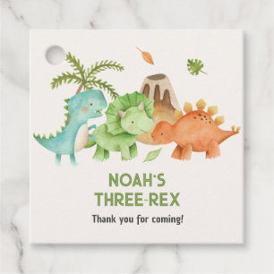 Etiquetas Para Lembrancinhas Garoto Dinossauro Aniversário Favorece Tags Trex S