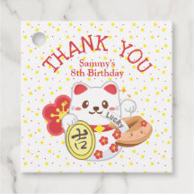 Gato Sortudo Oriental Kawaii Fofa Aniversário Obri