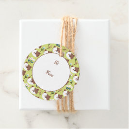 Etiquetas Para Lembrancinhas Gatos e Flores