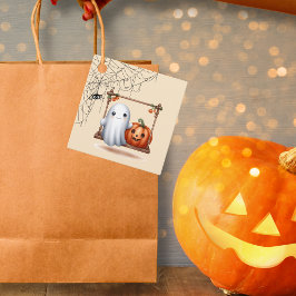 Etiquetas Para Lembrancinhas Ghost Pumpkin no Halloween