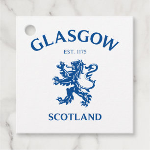 ETIQUETAS PARA LEMBRANCINHAS GLASGOW, ESCÓCIA