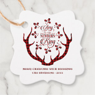Etiquetas Para Lembrancinhas Glória Ao Natal Do Novo Rei Red Buffalo