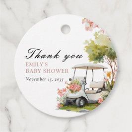 Etiquetas Para Lembrancinhas Golf Let's Par-tee Girl Baby Shower
