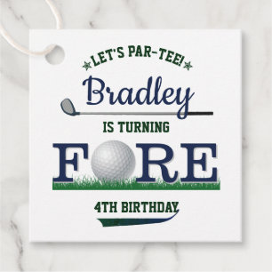Etiquetas Para Lembrancinhas Golf PAR-TEE 4º Aniversário