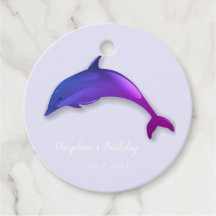 Golfinho-roxo, bonito e personalizado