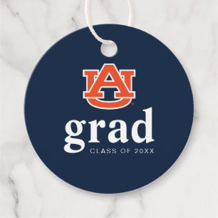 Etiquetas Para Lembrancinhas Graduação da Universidade Auburn - Auburn Tigers