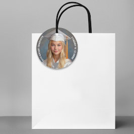 Etiquetas Para Lembrancinhas Graduação de Foto Minimalista do 8º ano