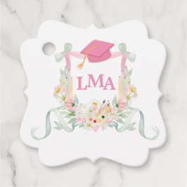 Etiquetas Para Lembrancinhas Graduação do Monograma do Artista