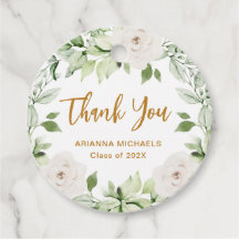 Graduação Floral Botânica Obrigado Script