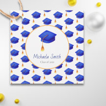 Graduação Personalizada do Boné de formatura Azul