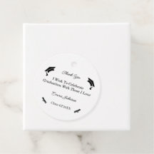 Graduação Personalizada Simples Preto E Branco