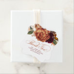 Etiquetas Para Lembrancinhas Grama das Pampas Floral Terracota Agradecimento de<br><div class="desc">Etiquetas de agradecimento de casamento exótico com grama das pampas e flores de terracota</div>