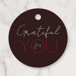 Etiquetas Para Lembrancinhas "Grateful for you"