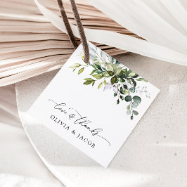 Etiquetas Para Lembrancinhas Greenery, Eucalyptus Sai, Casamento Botânico