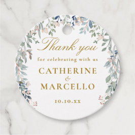 Etiquetas Para Lembrancinhas Greenery Floral Wildflower Casamento Obrigado