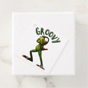 Etiquetas Para Lembrancinhas Groovy Green Sapo