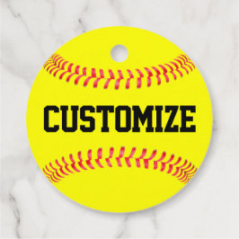 Etiquetas Para Lembrancinhas Grupo Personalizado do Softball Party Fastpitball