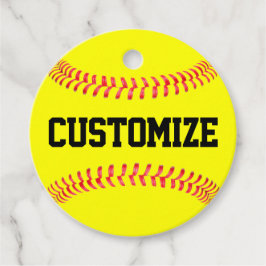Etiquetas Para Lembrancinhas Grupo Personalizado do Softball Party Fastpitball 