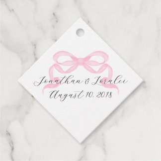 Etiquetas Para Lembrancinhas Guardanapos de casamento personalizados com laço r