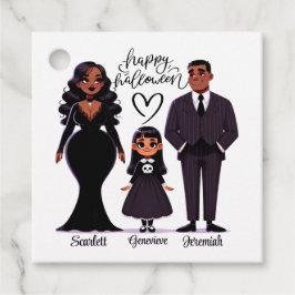 Etiquetas Para Lembrancinhas Halloween da Família Personalizada Bonita e Spooky