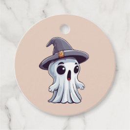 Etiquetas Para Lembrancinhas Halloween: Geist mit Hut -