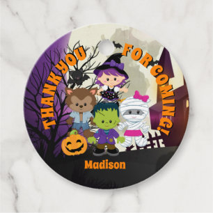 Etiquetas Para Lembrancinhas Halloween Obrigado Marcar para Crianças Personali