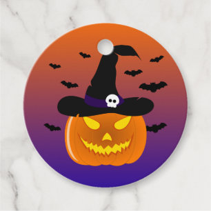 Etiquetas Para Lembrancinhas Halloween Pumpkin Jack o’ Lantern Withat