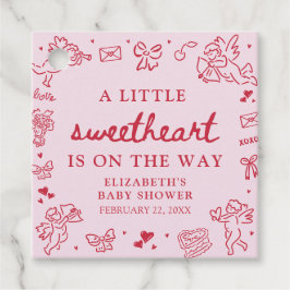 Etiquetas Para Lembrancinhas Hand Drawn Valentine Little Sweetheat Baby Shower